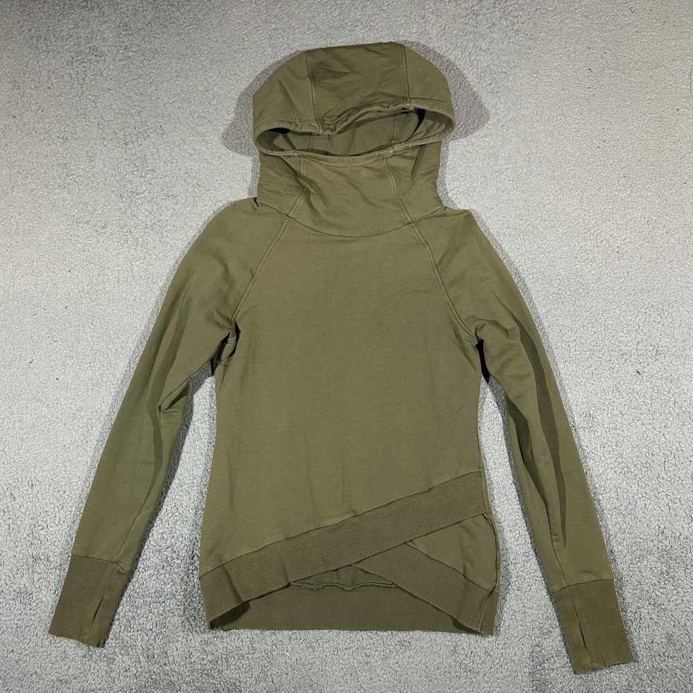 Marcella Women’s M Geneva Sweatshirt European French Terry Hoodie Green #3930